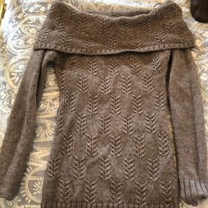 Off the shoulder sweater